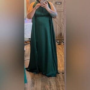 Green convertible bridesmaids dress - Bridesmaid - Prom.